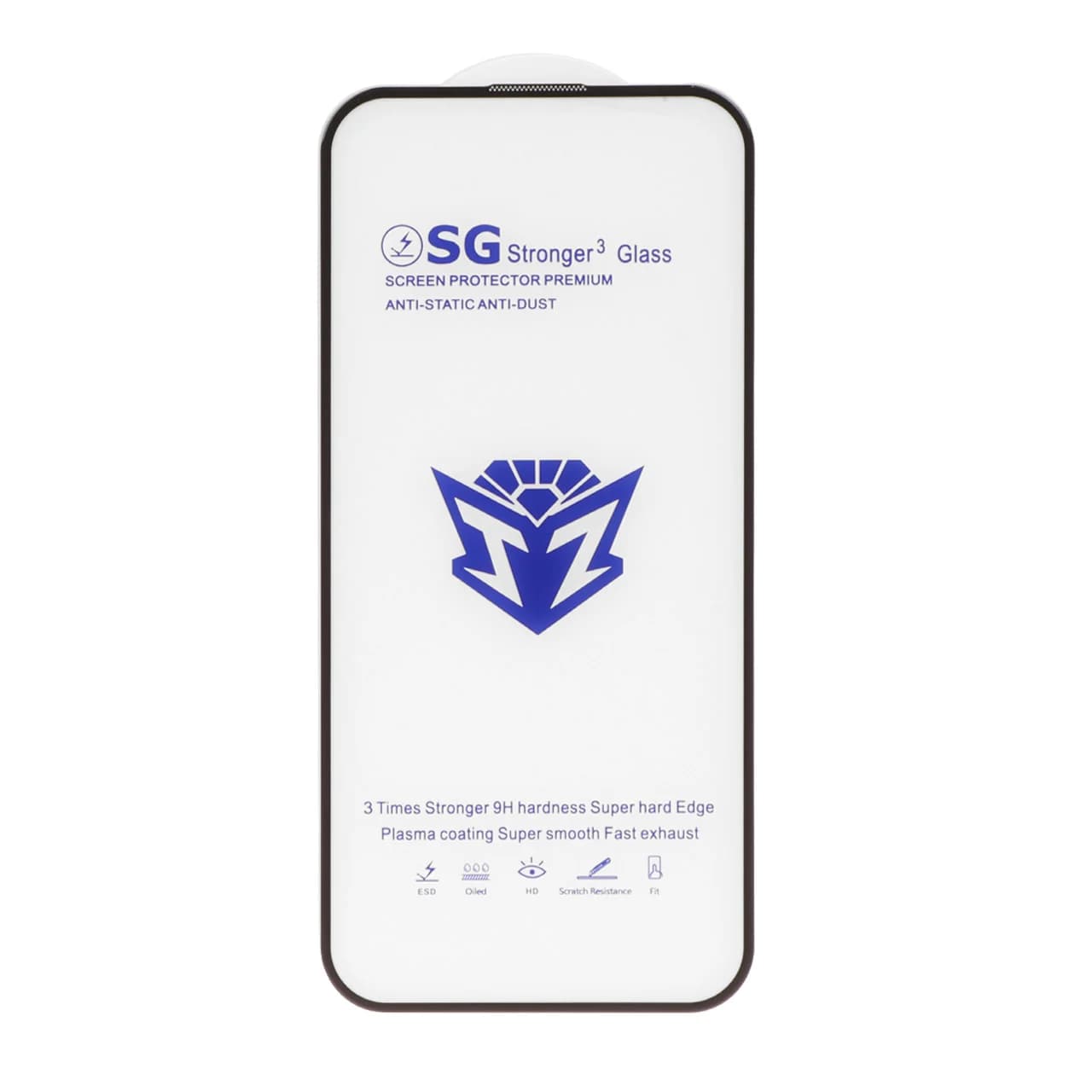 محافظ صفحه نمایش شیشه ای Full Cover Esd-SG مدل iPhone 15 Pro