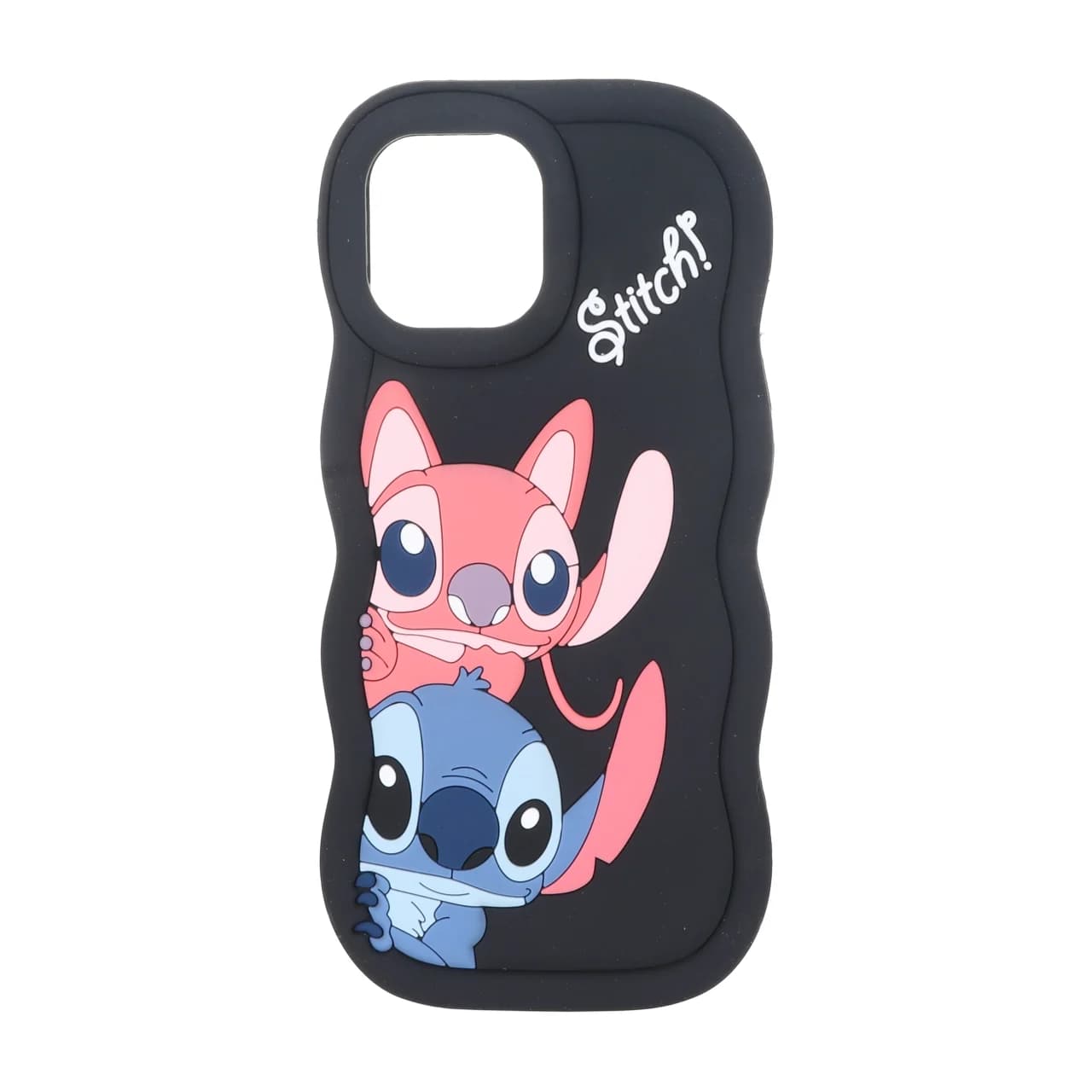قاب سیلیکونی کنگره ای Stitch برجسته فانتزی Apple iPhone 15 / iPhone 14 / iPhone 13 — تصویر ۳