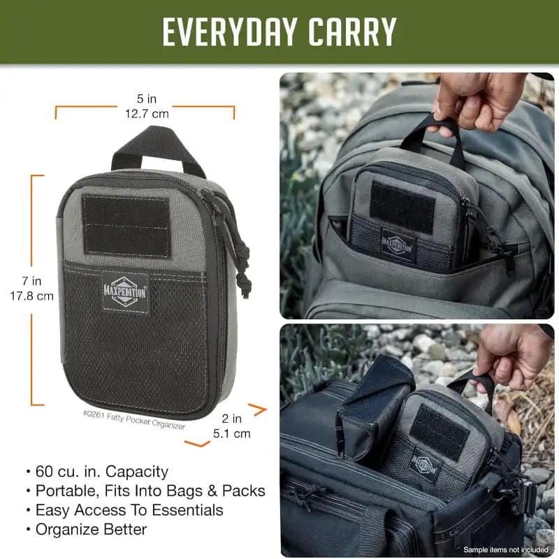 کیف تاکتیکال مکس پدیشن مدل fatty pocket organizer — تصویر ۵