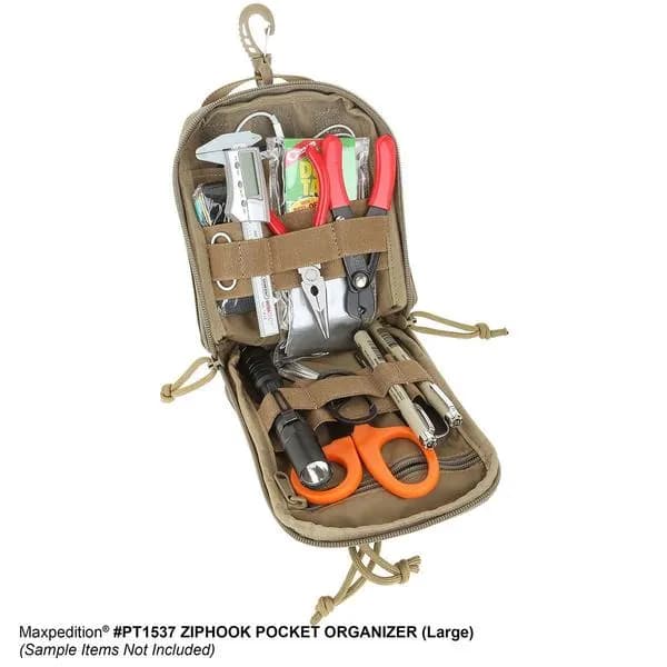 کیف تاکتیکال مکس پدیشن مدل ziphook pocket organizer large — تصویر ۷