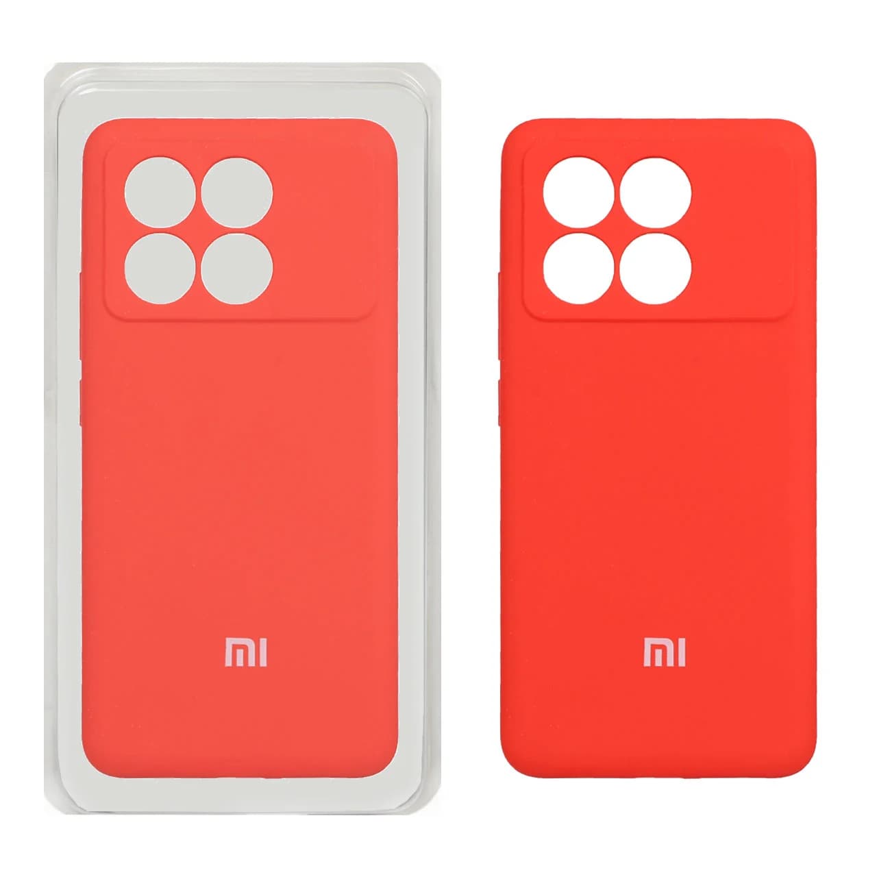 قاب سیلیکونی پاک کنی محافظ لنزدار اورجینال Xiaomi Poco X6 Pro 5G / Redmi K70E — تصویر ۲