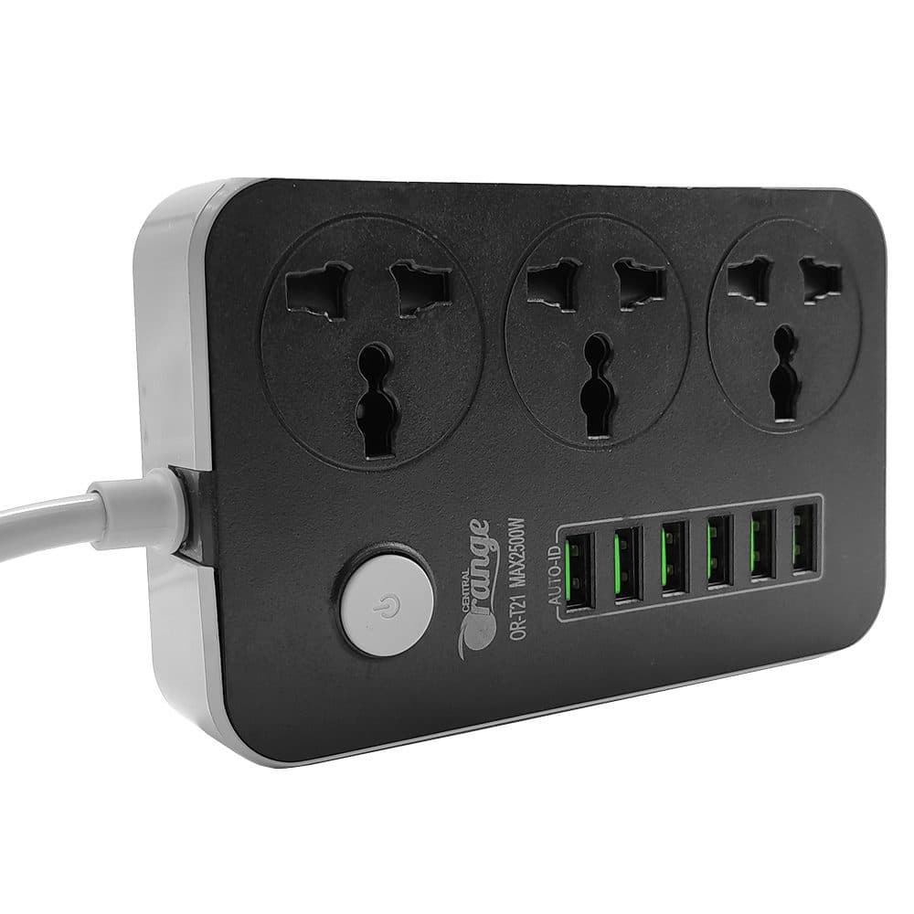 محافظ برق 6 پورت ORANGE-USB — تصویر ۳