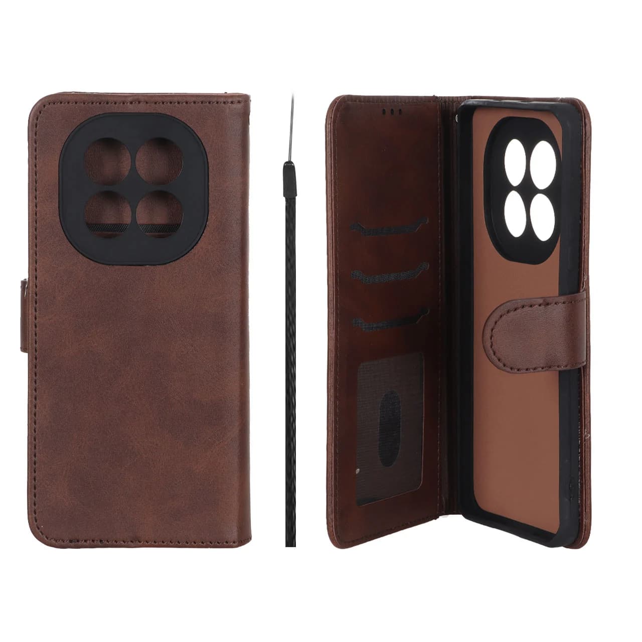 کیف موبایل مگنتی Crystal داخل مخمل Xiaomi Redmi Note 15 / Poco M8 5G