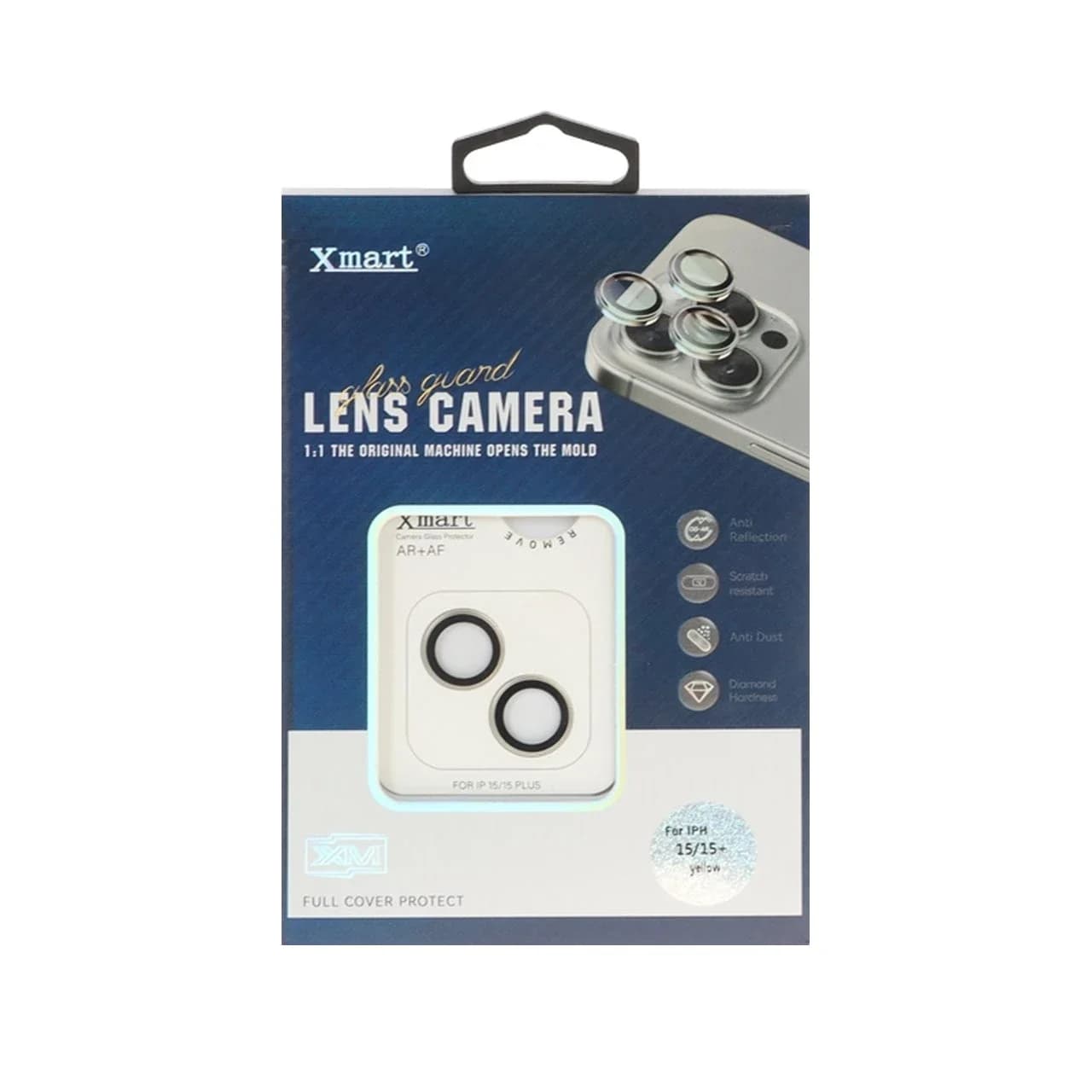 محافظ لنز رینگی اورجینال XMART شابلون دار Apple iPhone 15 / iPhone 15 Plus — تصویر ۲