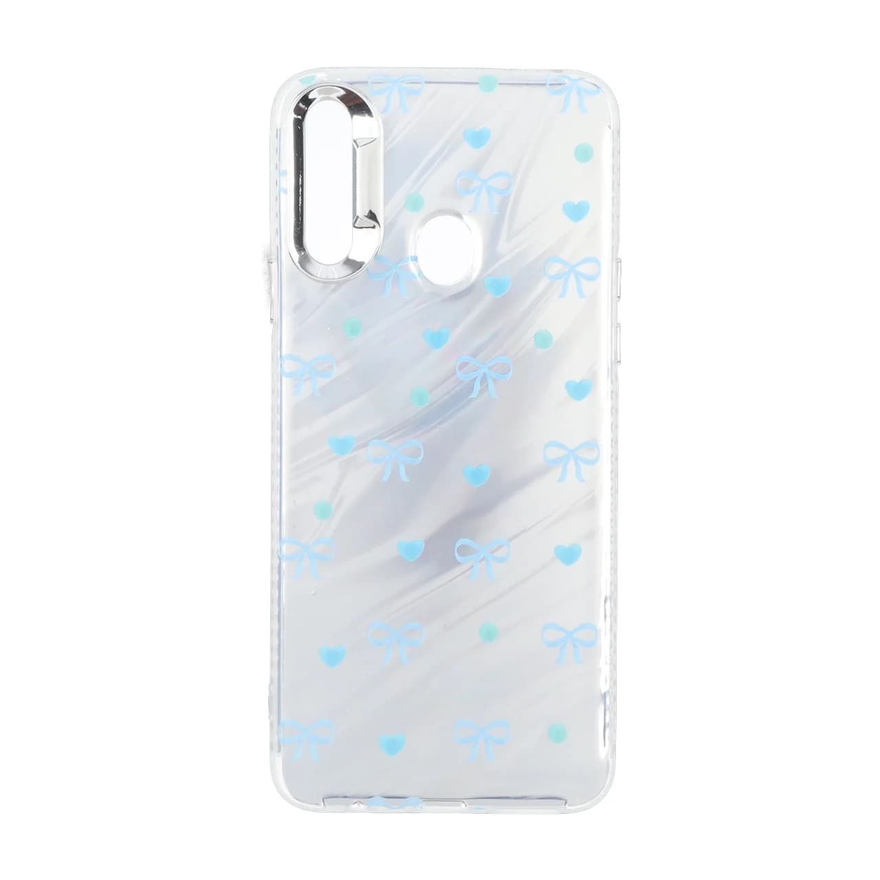 قاب Pucker هفت رنگ دور ژله ای مات لنز کروم Samsung Galaxy A20s — تصویر ۵