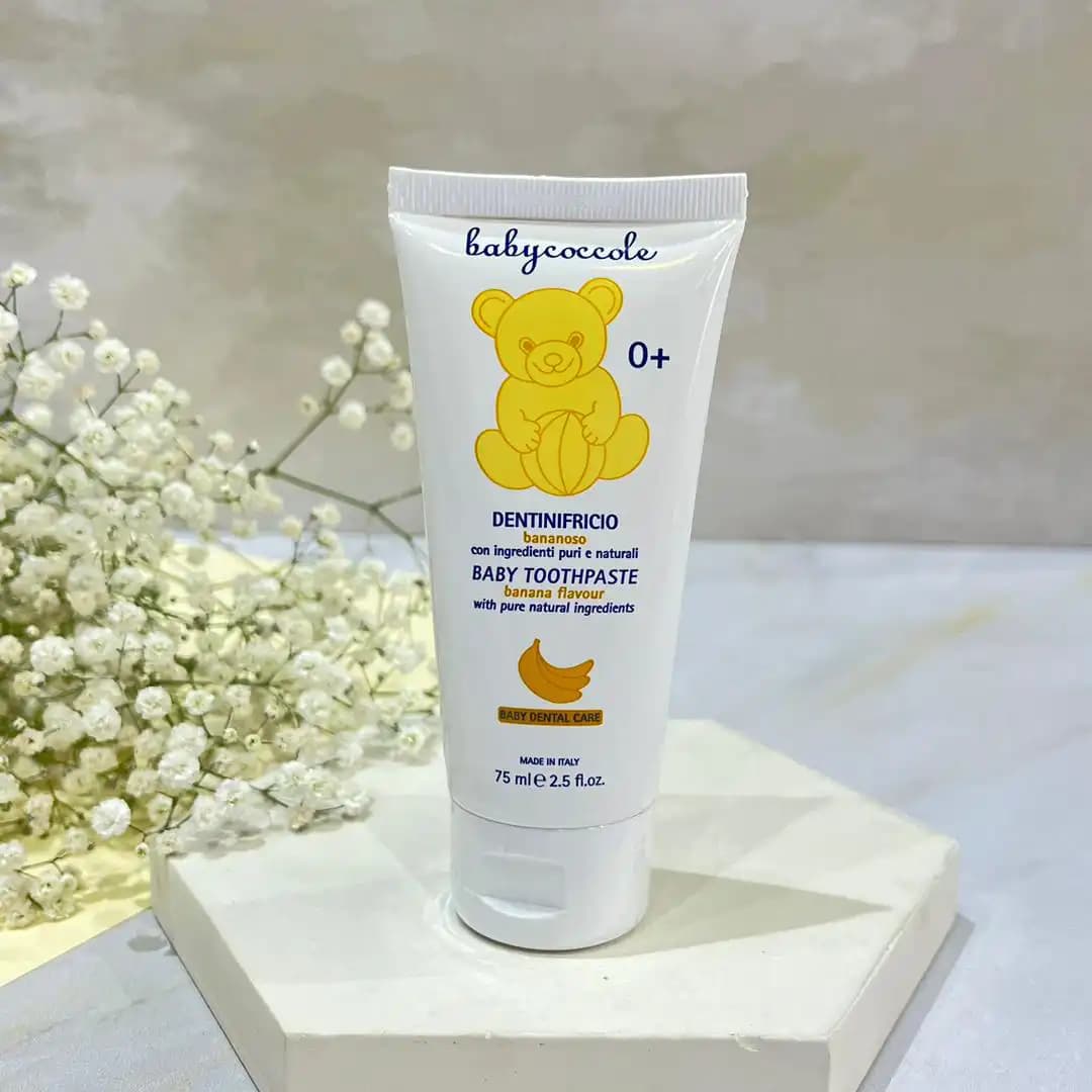 خمیر دندان بیبی کوکول Baby Coccole با طعم موز 75 میل — تصویر ۳