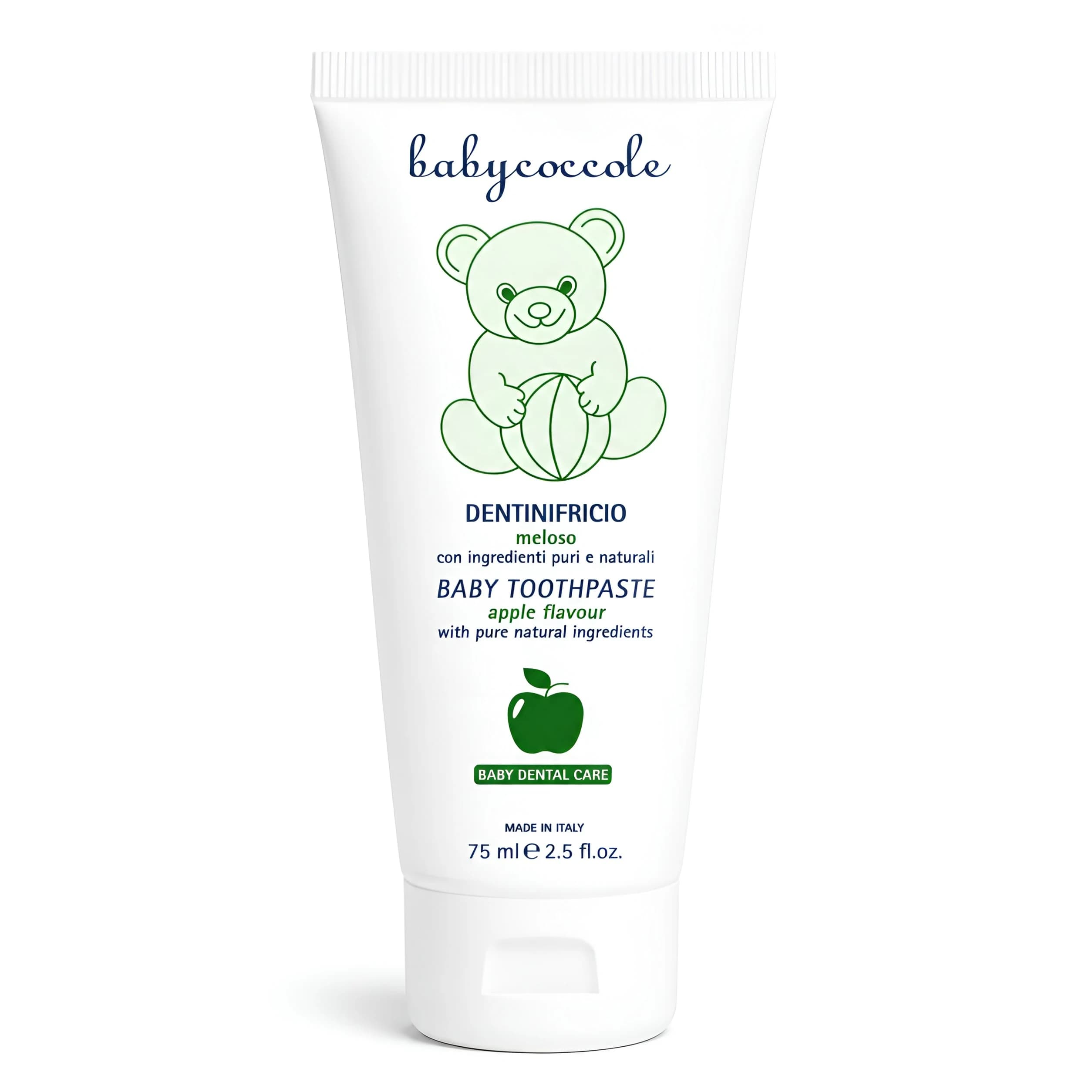 خمیر دندان بیبی کوکول Baby Coccole با طعم سیب 75 میل