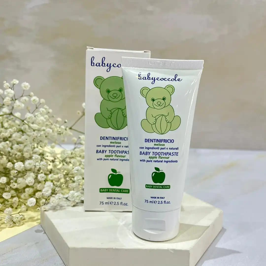 خمیر دندان بیبی کوکول Baby Coccole با طعم سیب 75 میل — تصویر ۴