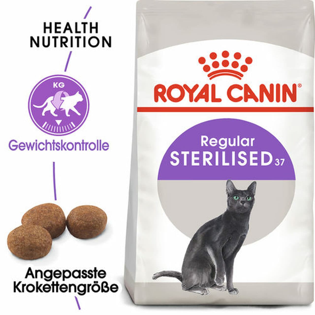 غذای گربه بالغ عقیم شده استریلایزد رویال کنین – Royal Canin Sterilised — تصویر ۲