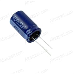 خازن الکترولیتی 22 میکرو فاراد 400 ولت