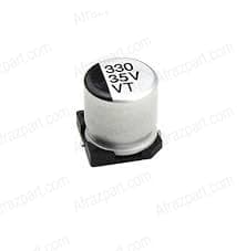 SMD خازن الکترولیتی 330 میکرو فاراد 35 ولت