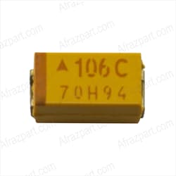 SMD خازن الکترولیتی تانتالیوم 10 میکرو فاراد 16 ولت پکیج C