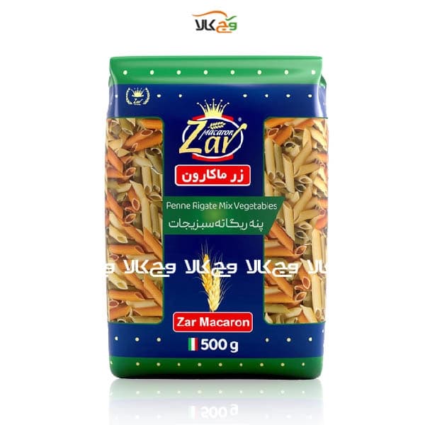 پنه ریگاته سبزیجات زرماکارون – 500 گرمی