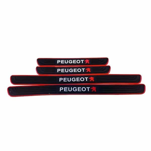 پارکابی ژله ای قرمز پژو (بسته 4 عددی) محافظ رکاب Peugeot | کد 3276 — تصویر ۳
