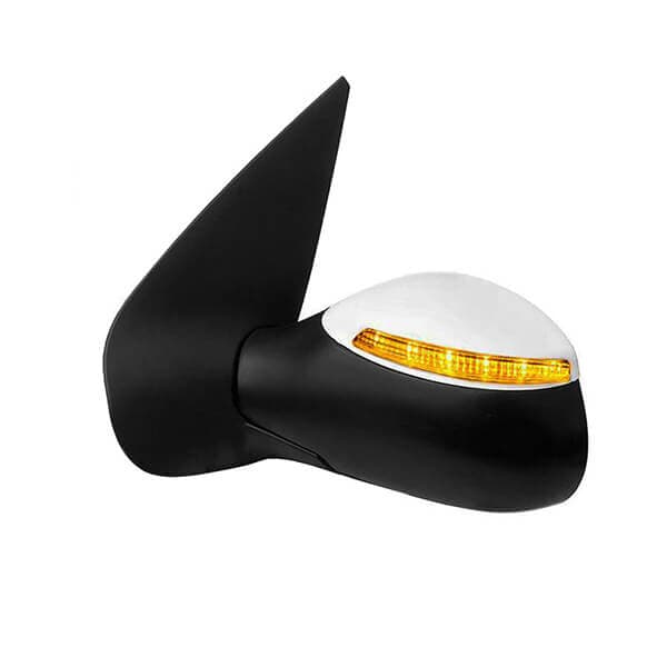 قاب آینه بغل چراغ دار پژو 206 (فلاپ راهنمادار) بسته 2 عددی | کد 3274