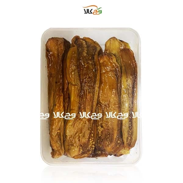 بادمجان طلایی سرخ شده خانگی کم روغن – 500 گرمی – وگان