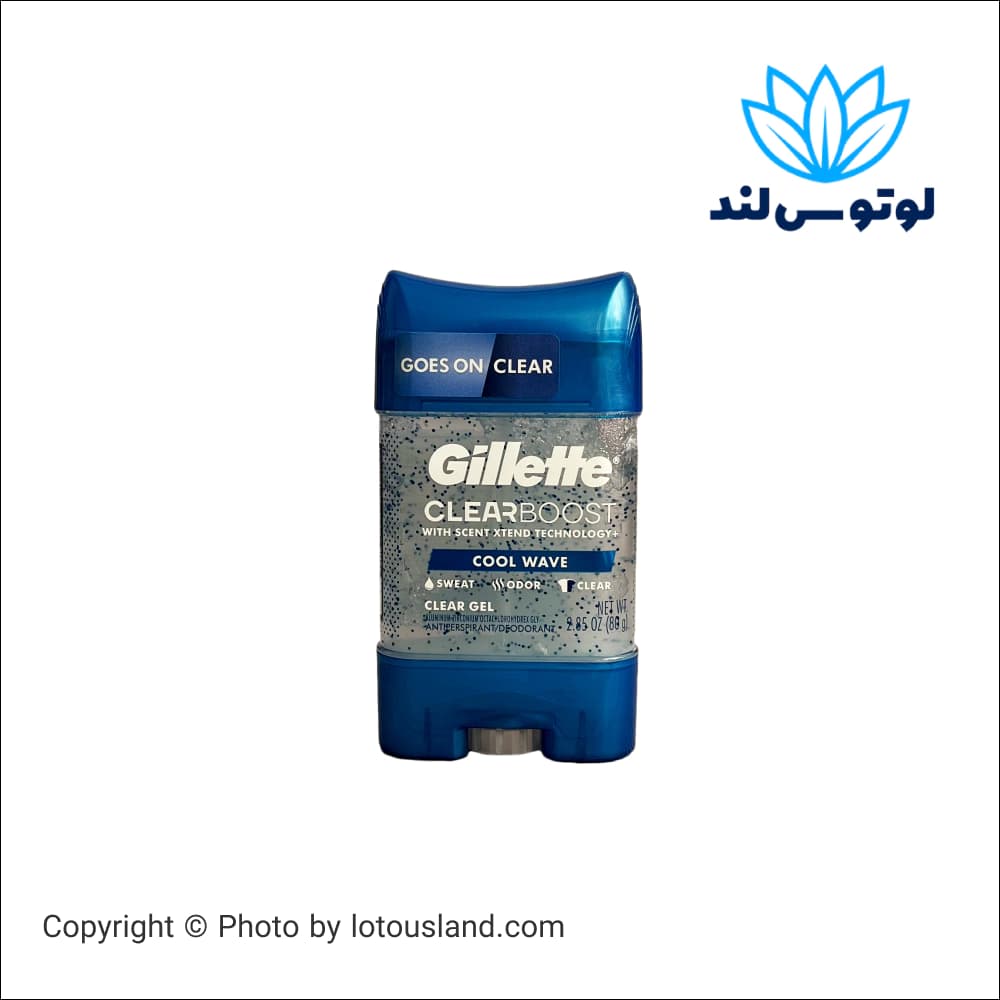 استیک ژله ای ضد تعریق مردانه ژیلت مدل COOL WAVE حجم 70 میل — تصویر ۲
