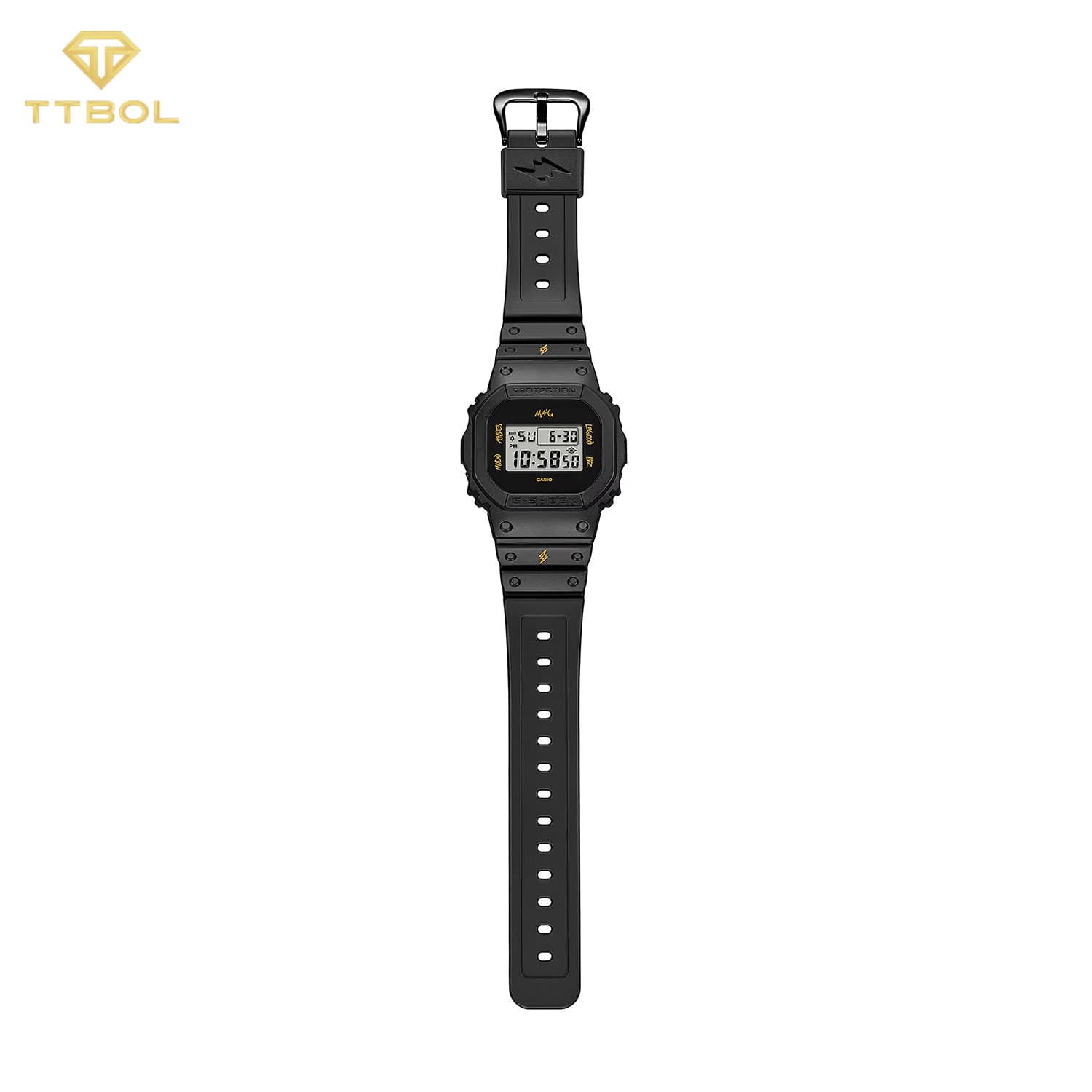 ساعت مچی مردانه کاسیو جیشاک CASIO G-SHOCK DWE-5600JB-1A9 — تصویر ۶