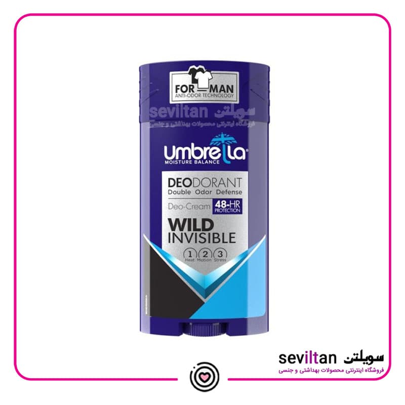 استیک ضد تعریق و خوشبوکننده بدن مردانه واید سرمه ای آمبرلا Umbrella 90ml