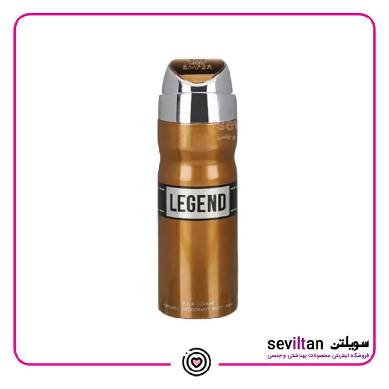 اسپری مردانه امپر مدل لجند Legend حجم 200 میلی لیتر
