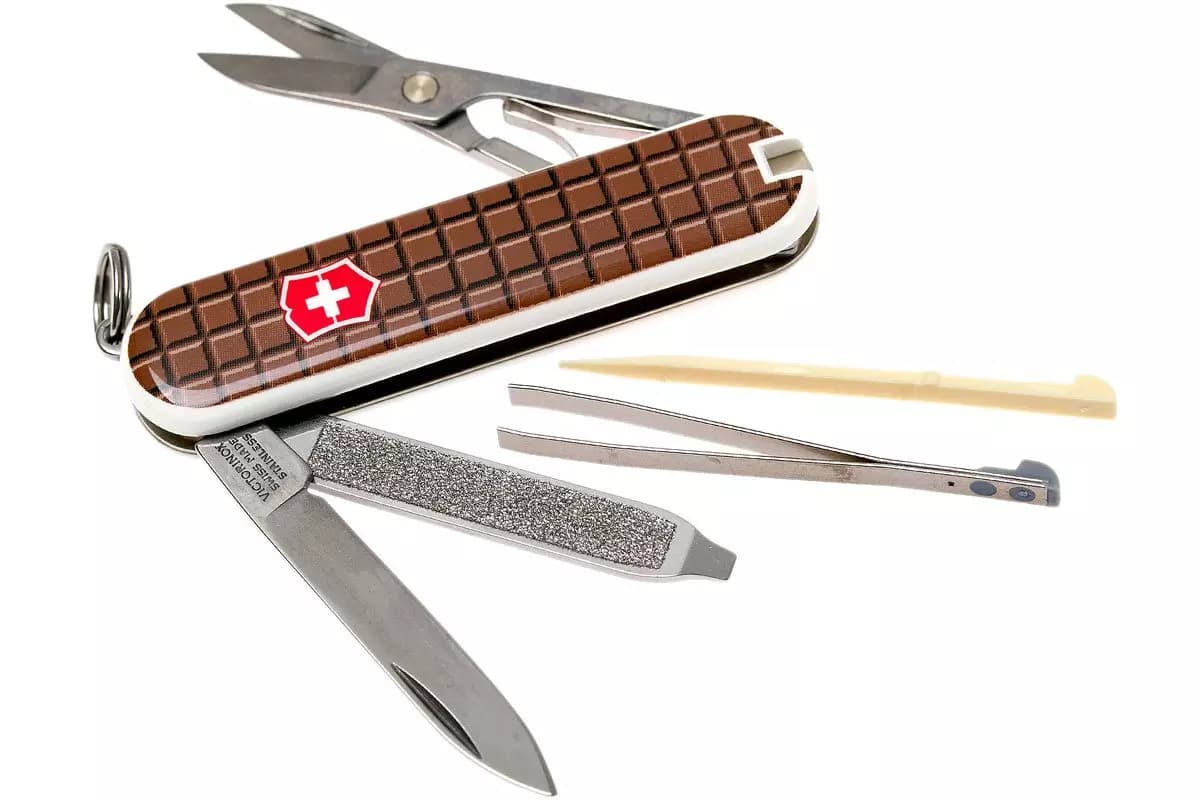 چاقو ویکتورینوکس کلاسیک شکلات Victorinox Classic SD Chocolate | 0.6223.842 — تصویر ۵