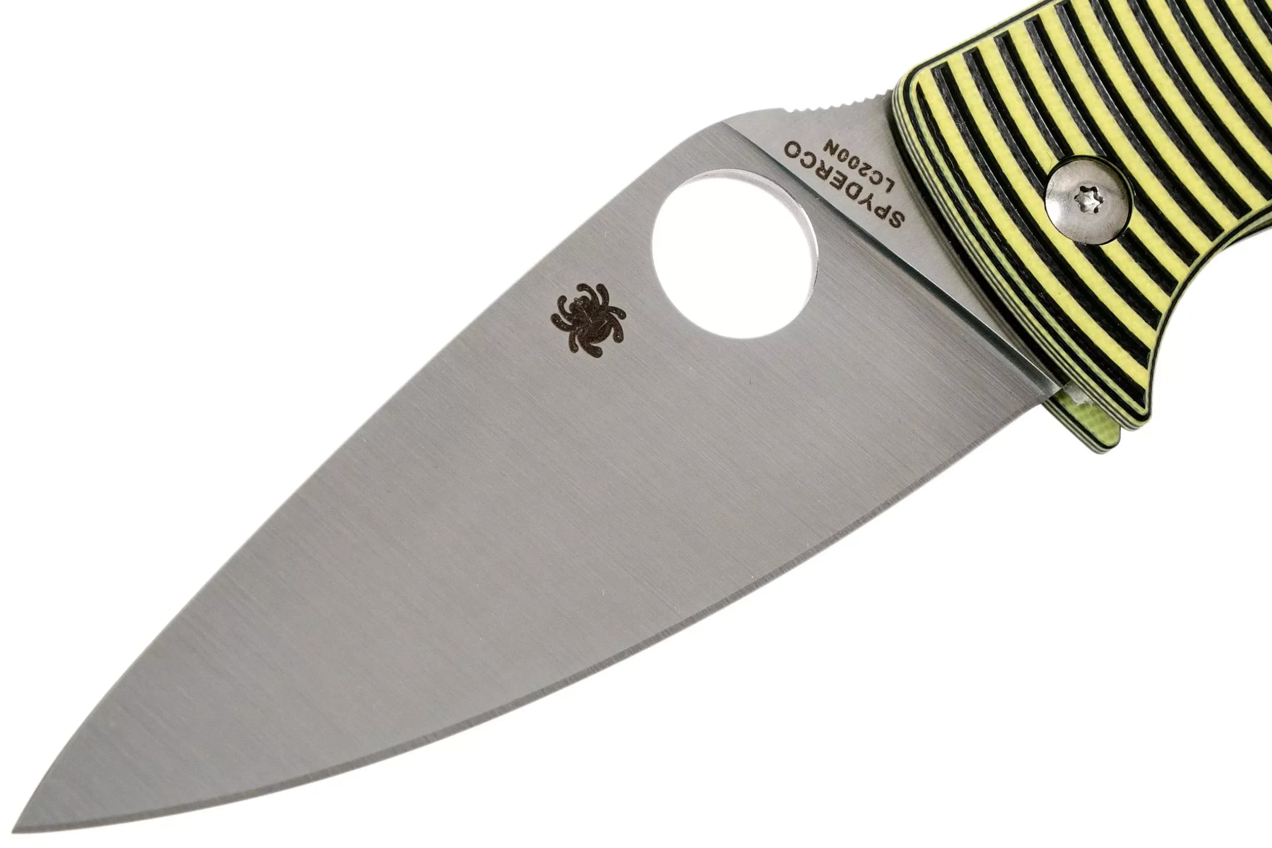 چاقو اسپایدرکو کارائیب Spyderco CARIBBEAN™ G-10 BLACK/YELLOW — تصویر ۵
