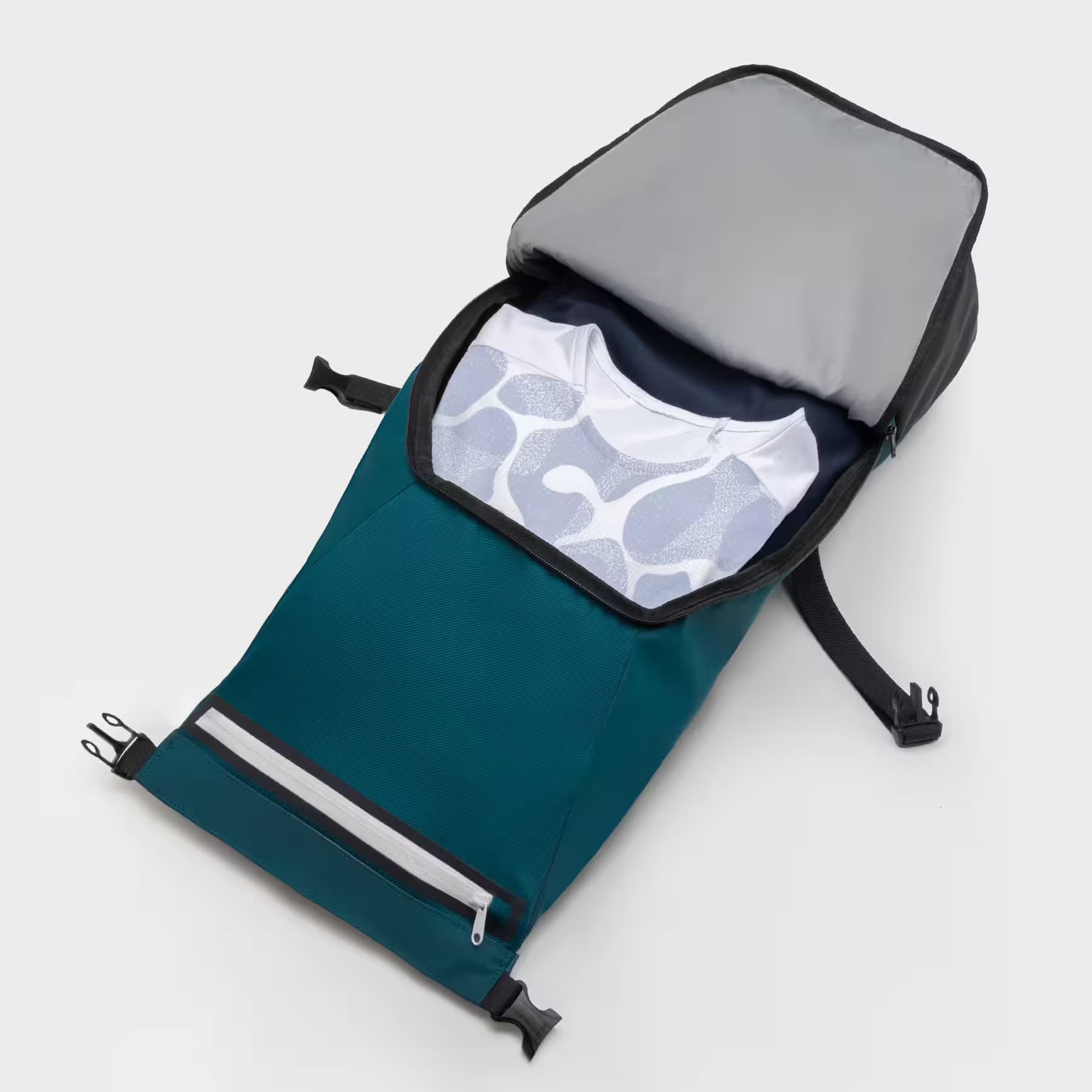 کوله پشتی کیپستا 25 لیتری – دکتلون Kipsta Backpack – 25 L – Petrol Blue – Urban — تصویر ۸