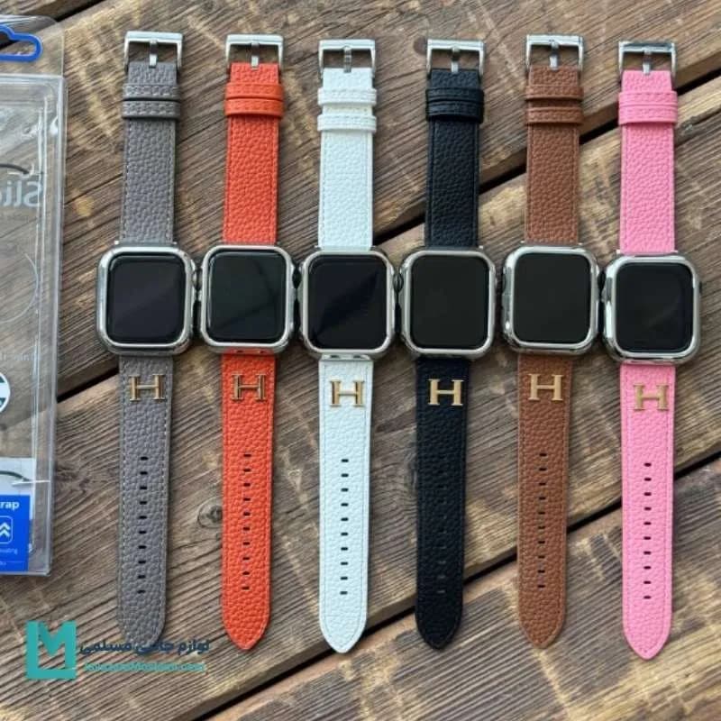 بند اپل واچ هرمس سینگل تور کد W1110 | لوازم جانبی مسلمی
