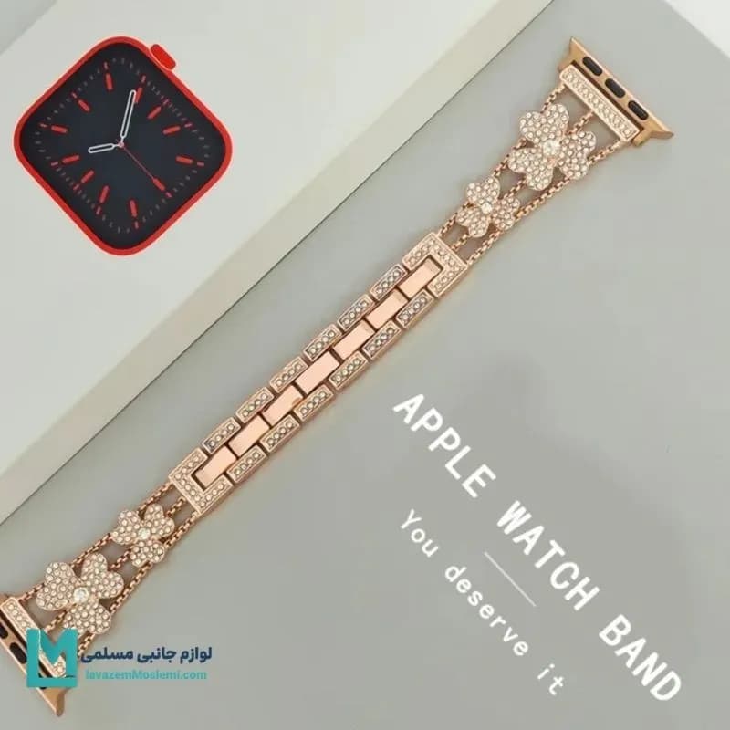 بند اپل واچ فشن فلور کد W1108 | لوازم جانبی مسلمی — تصویر ۴