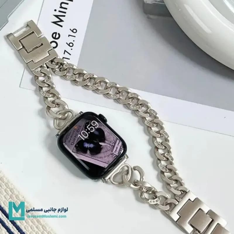 بند اپل واچ کارتیر هرمس کد W1104 | لوازم جانبی مسلمی — تصویر ۵
