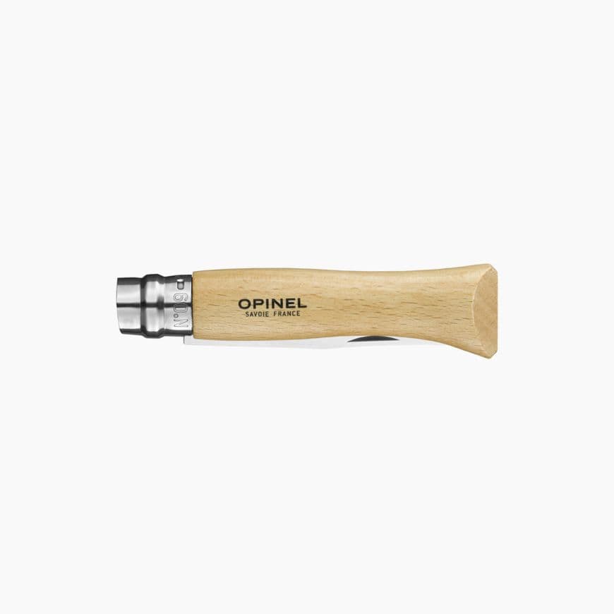 چاقو اپینل 09 استنلس – چوب راش Opinel No.09 Stainless Steel Folding Knife | Beech wood — تصویر ۶