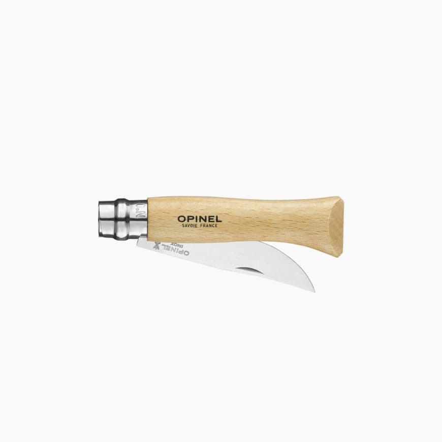 چاقو اپینل 09 استنلس – چوب راش Opinel No.09 Stainless Steel Folding Knife | Beech wood — تصویر ۵