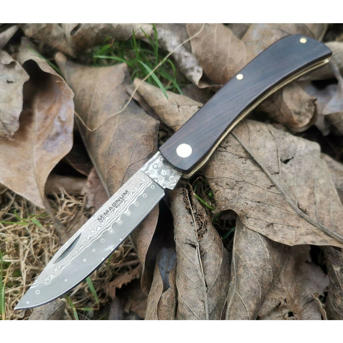 چاقو بوکر مگنوم رنج باستر Böker Magnum Ebony Rangebuster Damascus — تصویر ۲