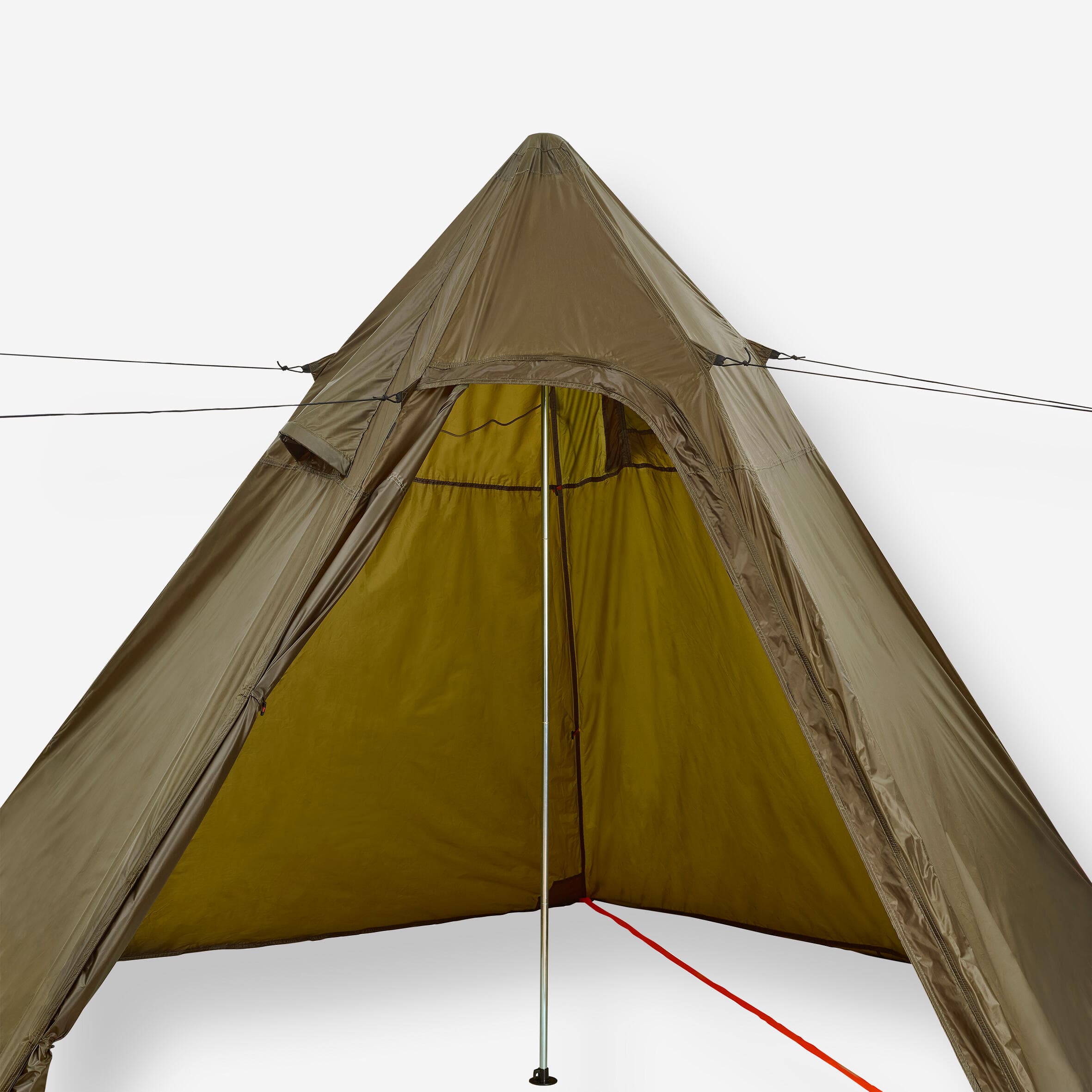 چادر بوشکرفت سولوگناک Solognsc Bushcraft / Bivak Waterproof Tent Canopy – Hunting And Nature Observing – Khaki – 2 Persons — تصویر ۳