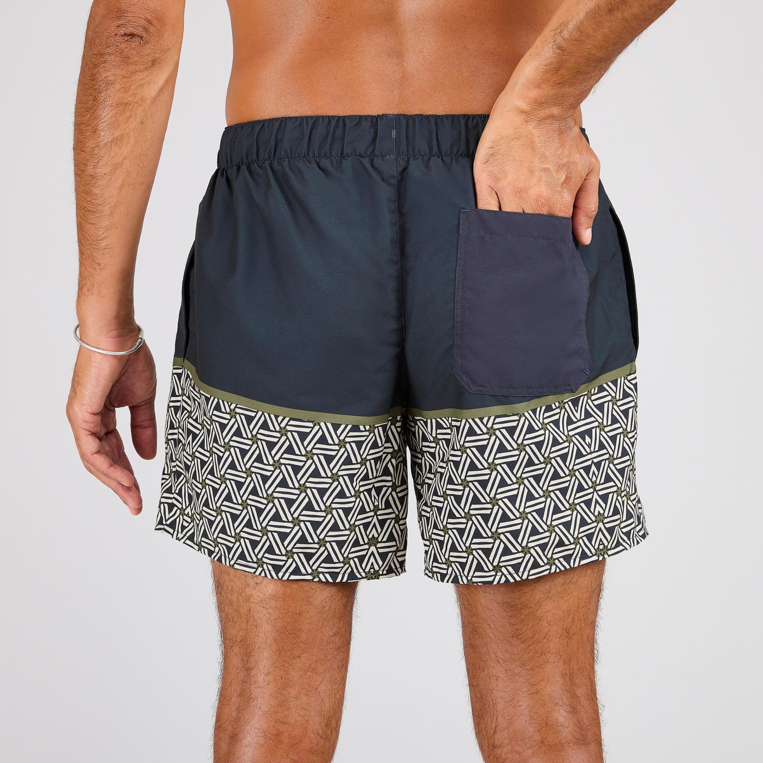 مایو موج سواری الیان – دکتلون Decathlon Olaian Surf Boardshort – 15″ – Black – 100 — تصویر ۷