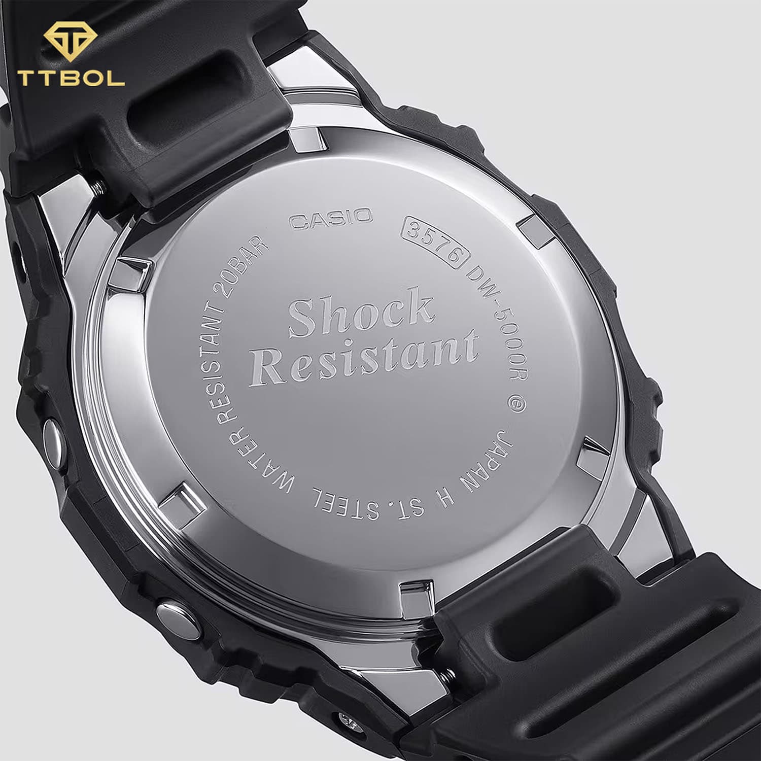 ساعت مچی مردانه کاسیو جیشاک CASIO G-SHOCK DW-5000R-1A — تصویر ۵