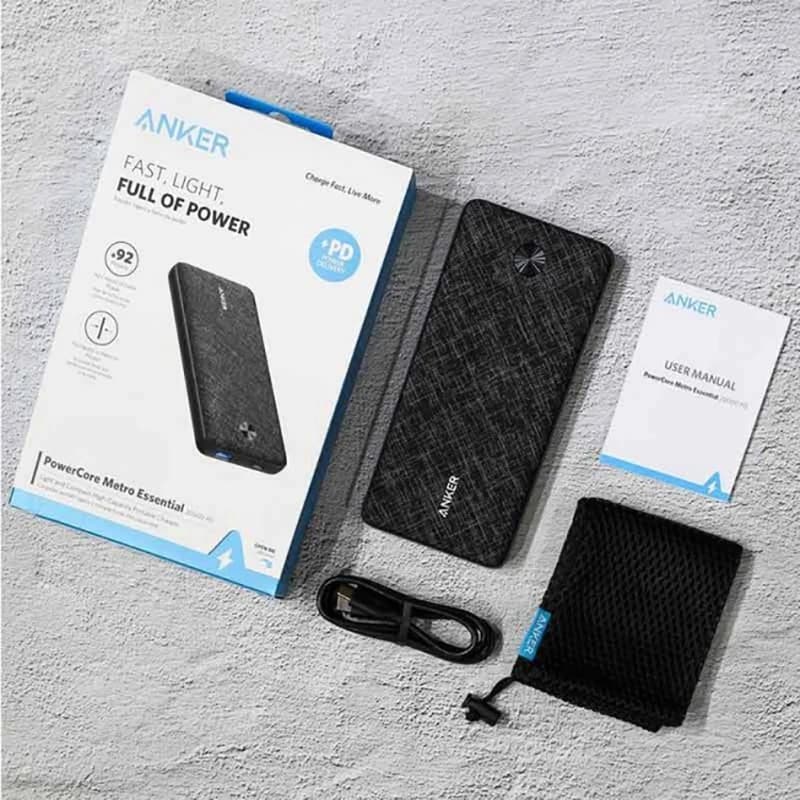 پاوربانک انکر مدل PowerCore Metro Essential A1281H11 ظرفیت 20000 میلی آمپر ساعت — تصویر ۳