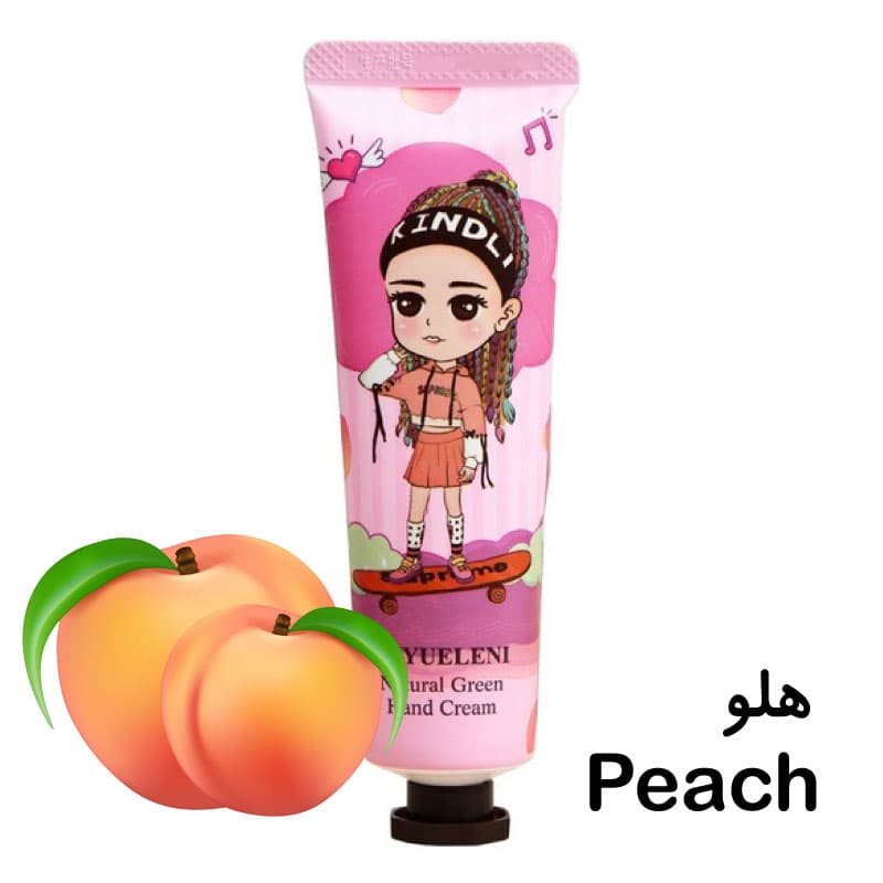 کرم مرطوب کننده دست هلو طرح دختر MIYUELENI — تصویر ۲