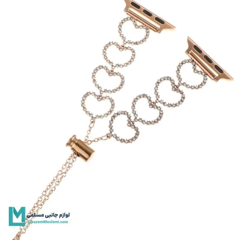 بند اپل واچ طرح قلب مینیمال کد W1101 | لوازم جانبی مسلمی — تصویر ۶