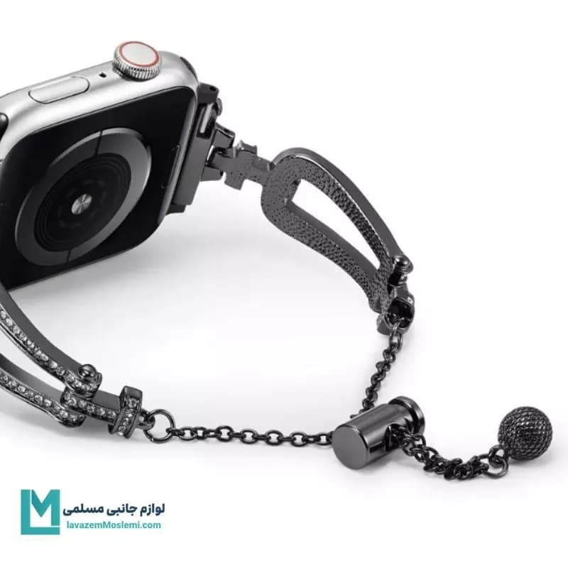 بند اپل واچ طرح کراوات دیاموند کد W1099 | لوازم جانبی مسلمی — تصویر ۲