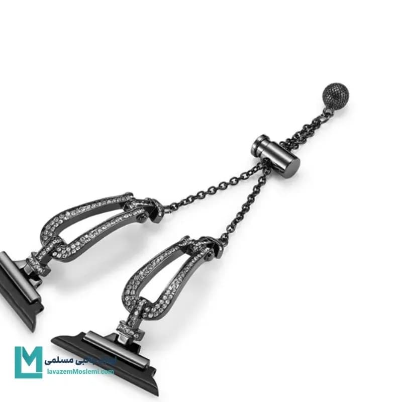 بند اپل واچ طرح کراوات دیاموند کد W1099 | لوازم جانبی مسلمی — تصویر ۳