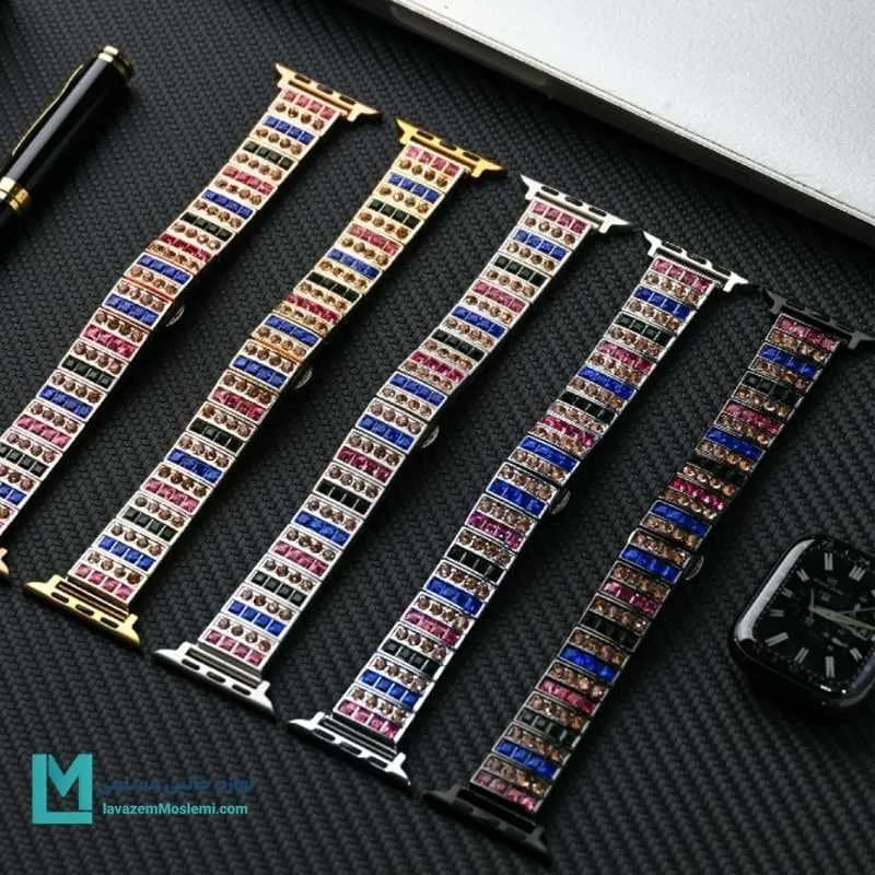 بند اپل واچ دیاموند W18 کد W1098 | لوازم جانبی مسلمی — تصویر ۳