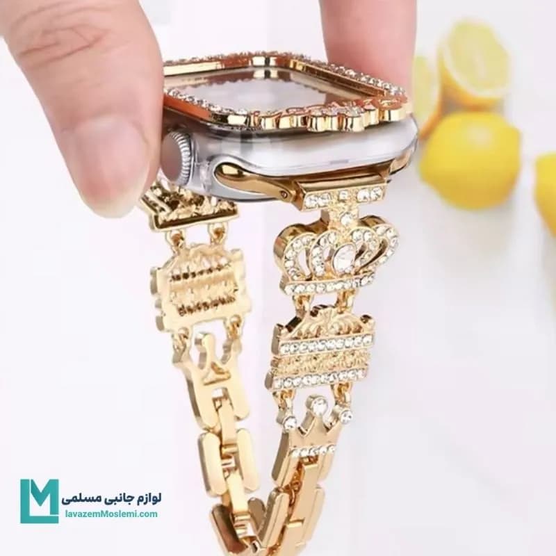 بند اپل واچ کینگ دیاموند کد W1097 | لوازم جانبی مسلمی — تصویر ۲