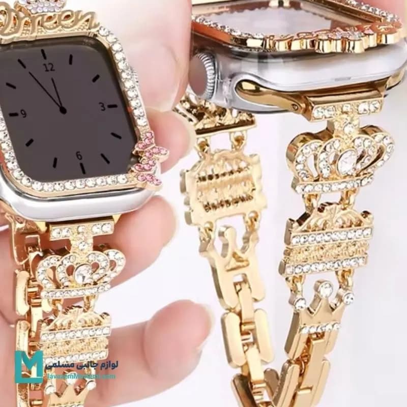 بند اپل واچ کینگ دیاموند کد W1097 | لوازم جانبی مسلمی