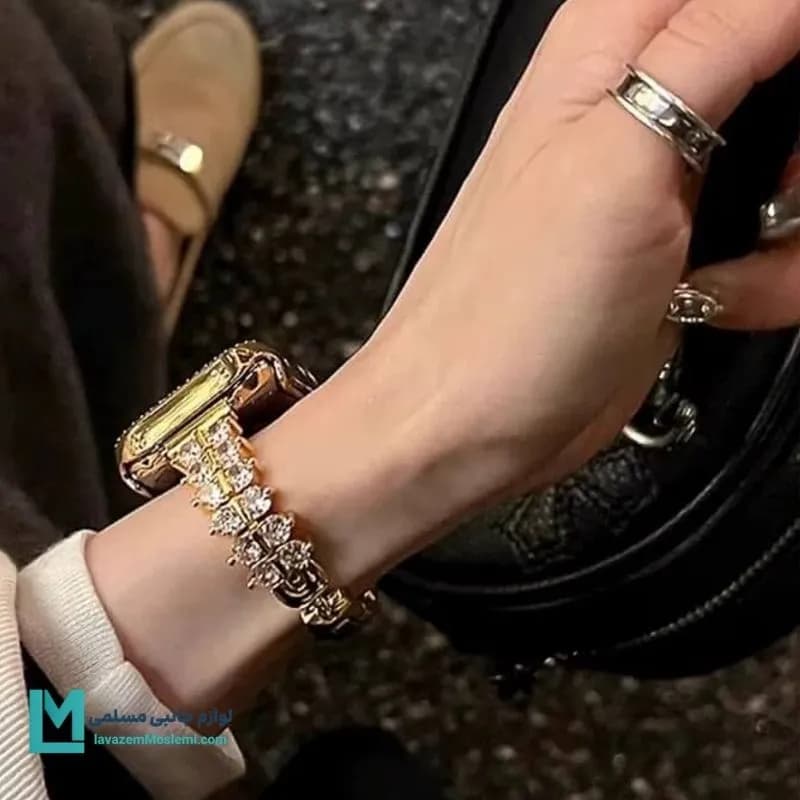 بند اپل واچ دیاموند w23 کد W1096 | لوازم جانبی مسلمی — تصویر ۳