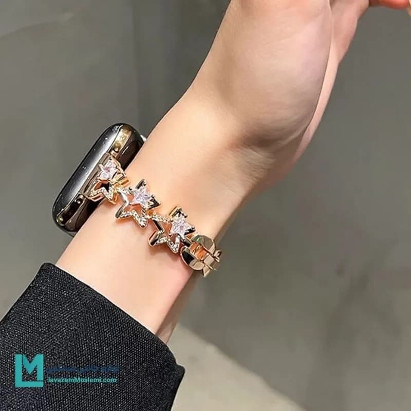 بند اپل واچ دیاموند ستاره کد W1095 | لوازم جانبی مسلمی