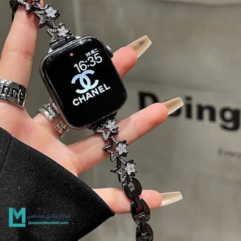 بند اپل واچ دیاموند ستاره کد W1095 | لوازم جانبی مسلمی — تصویر ۵