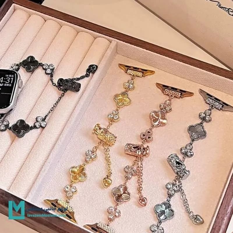 بند اپل واچ دیاموند ون کلیف7 کد W1094 | لوازم جانبی مسلمی