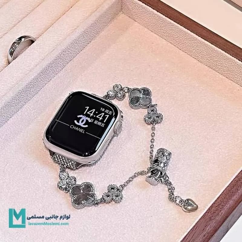 بند اپل واچ دیاموند ون کلیف7 کد W1094 | لوازم جانبی مسلمی — تصویر ۲