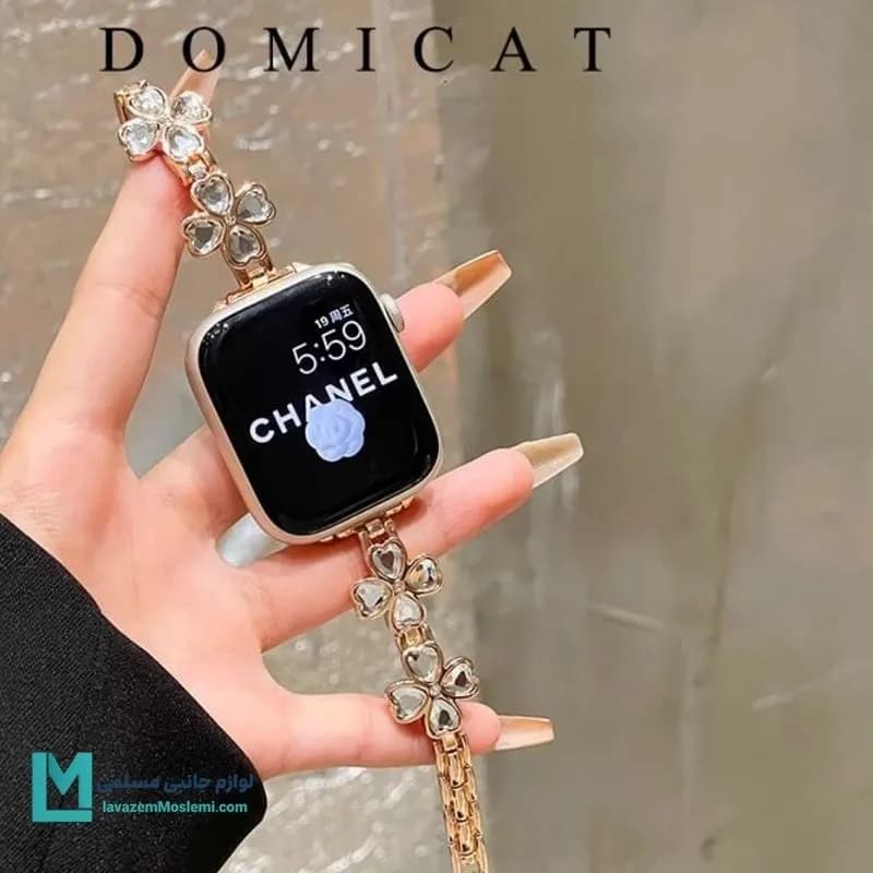 بند اپل واچ دیاموند گل بابونه 2 کد W1093 | لوازم جانبی مسلمی — تصویر ۷